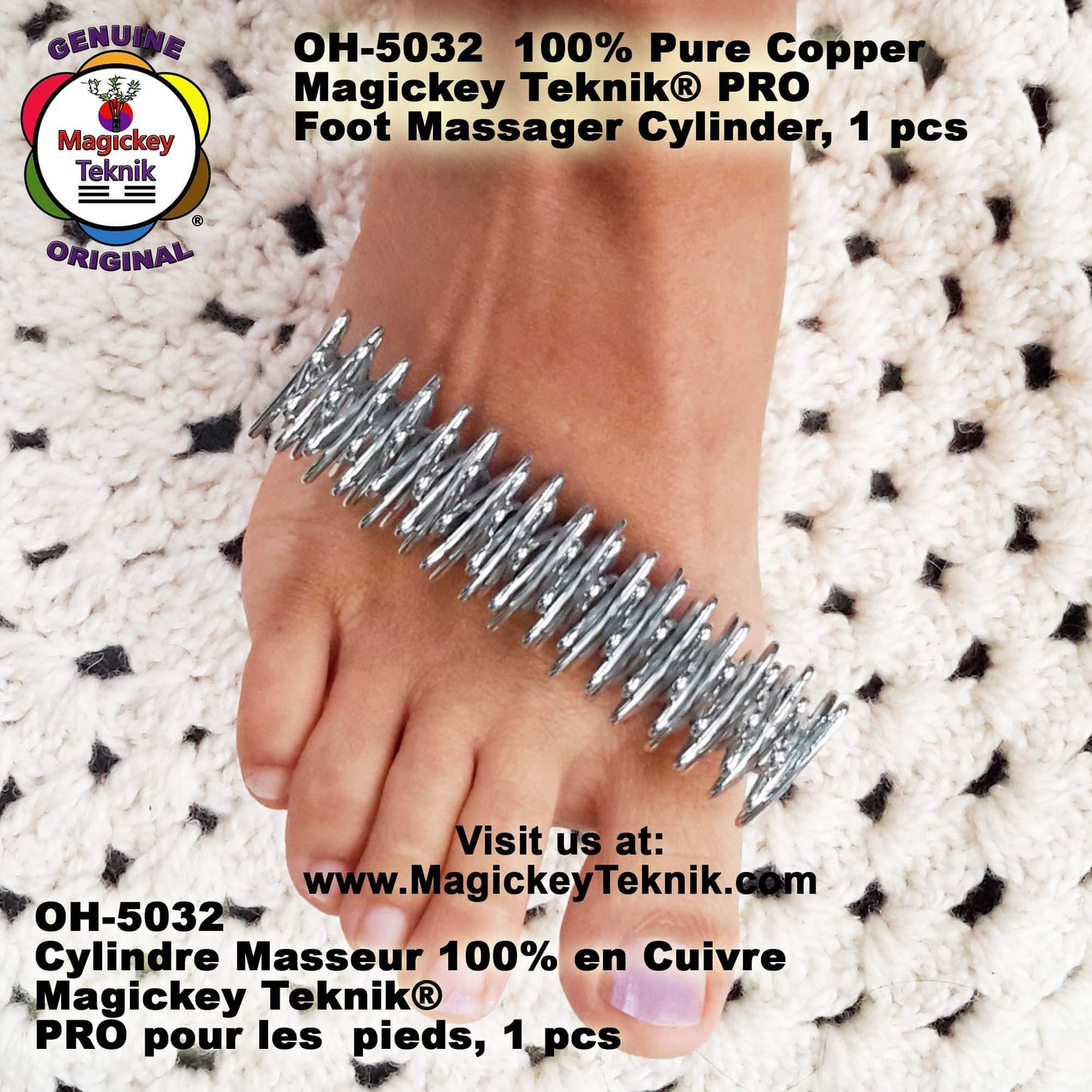 OH-5032 Magickey Teknik® Foot Massage Roller