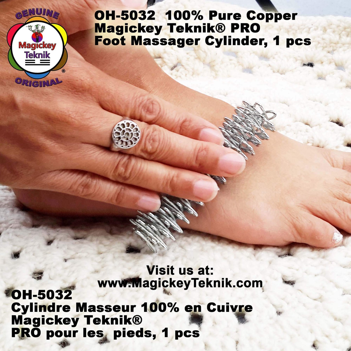 OH-5032 Magickey Teknik® Foot Massage Roller