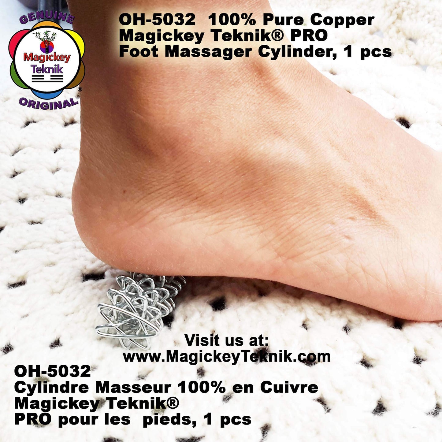 OH-5032 Magickey Teknik® Foot Massage Roller