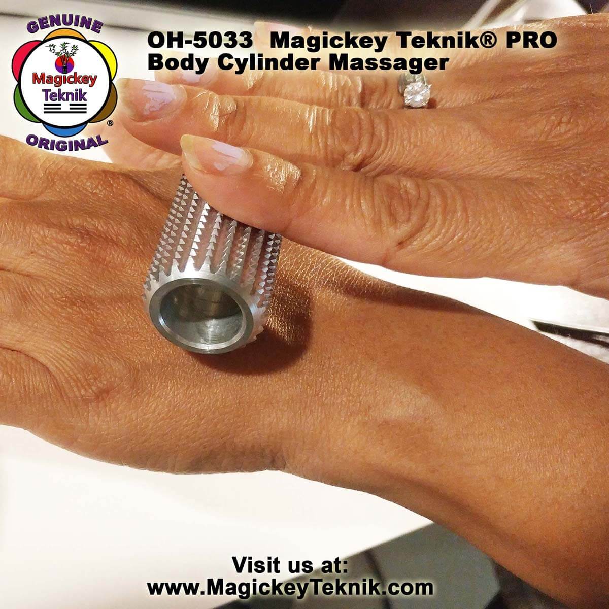 OH-5033 Magickey Teknik® Foot & Hands Cylinder Massager