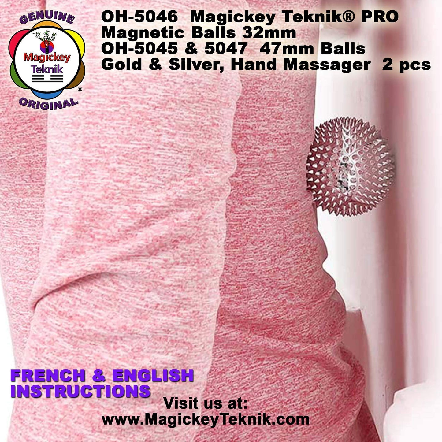 OH-5046 Magickey Teknik® Magnetic Massage Balls