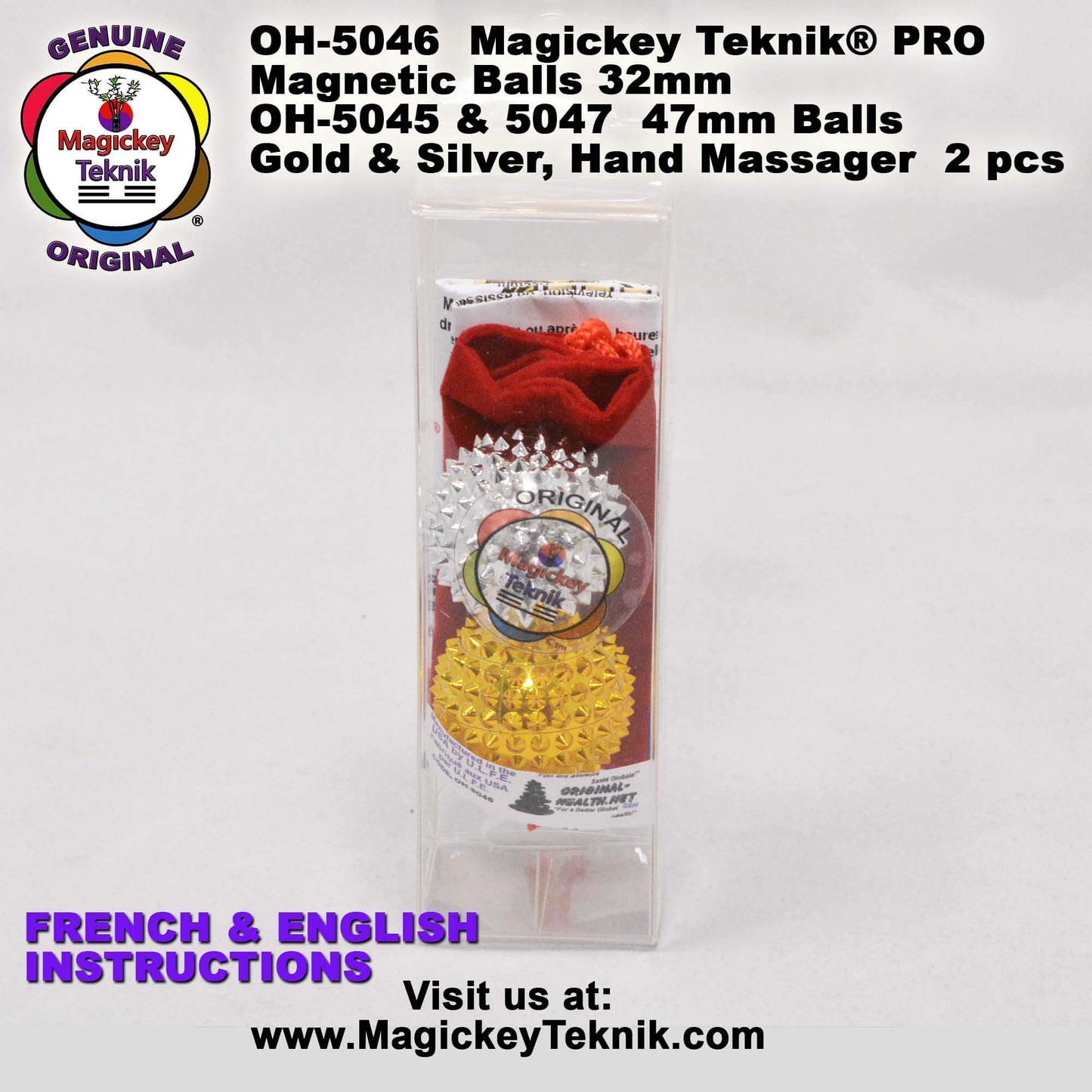 OH-5046 Magickey Teknik® Magnetic Massage Balls