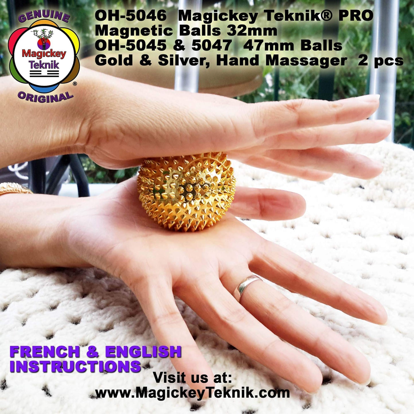 OH-5046 Magickey Teknik® Magnetic Massage Balls