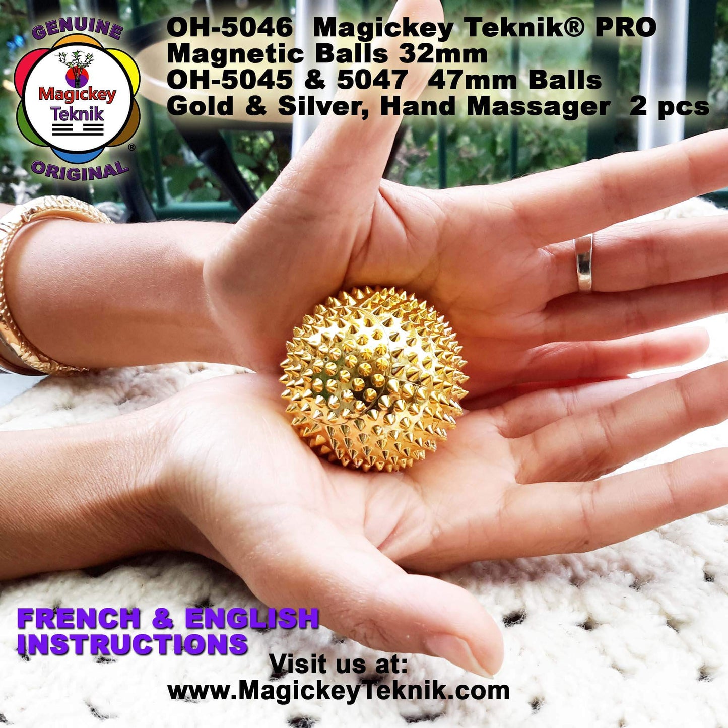 OH-5046 Magickey Teknik® Magnetic Massage Balls