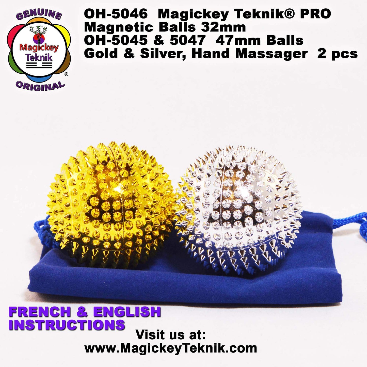 OH-5046 Magickey Teknik® Magnetic Massage Balls