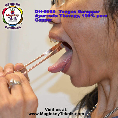 OH-5085 Magickey Teknik® Copper Tongue Scraper