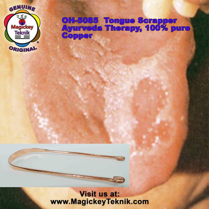 OH-5085 Magickey Teknik® Copper Tongue Scraper