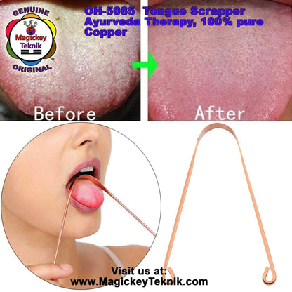 OH-5085 Magickey Teknik® Copper Tongue Scraper
