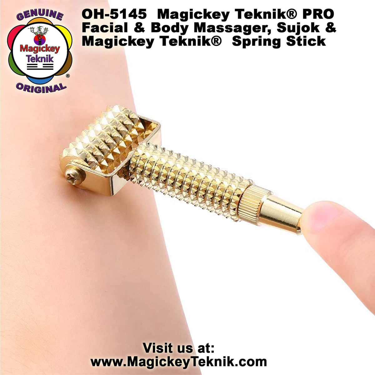OH-5145 – Rouleau facial Gold- Magickey Teknik®