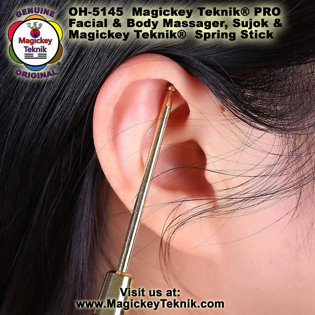 OH-5145 – Rouleau facial Gold- Magickey Teknik®