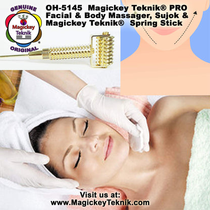 OH-5145 – Rouleau facial Gold- Magickey Teknik®
