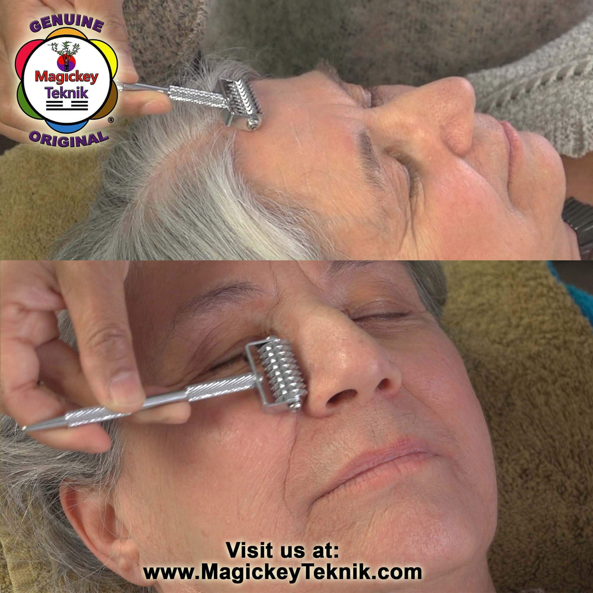 OH-5145 – Rouleau facial Gold- Magickey Teknik®