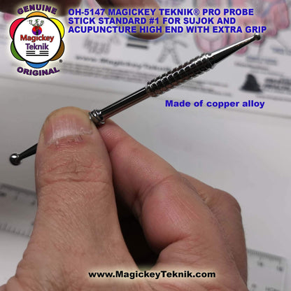 OH-5147 – Magickey Teknik® &amp; Sujok Copper Alloy Therapeutic Probe Stick