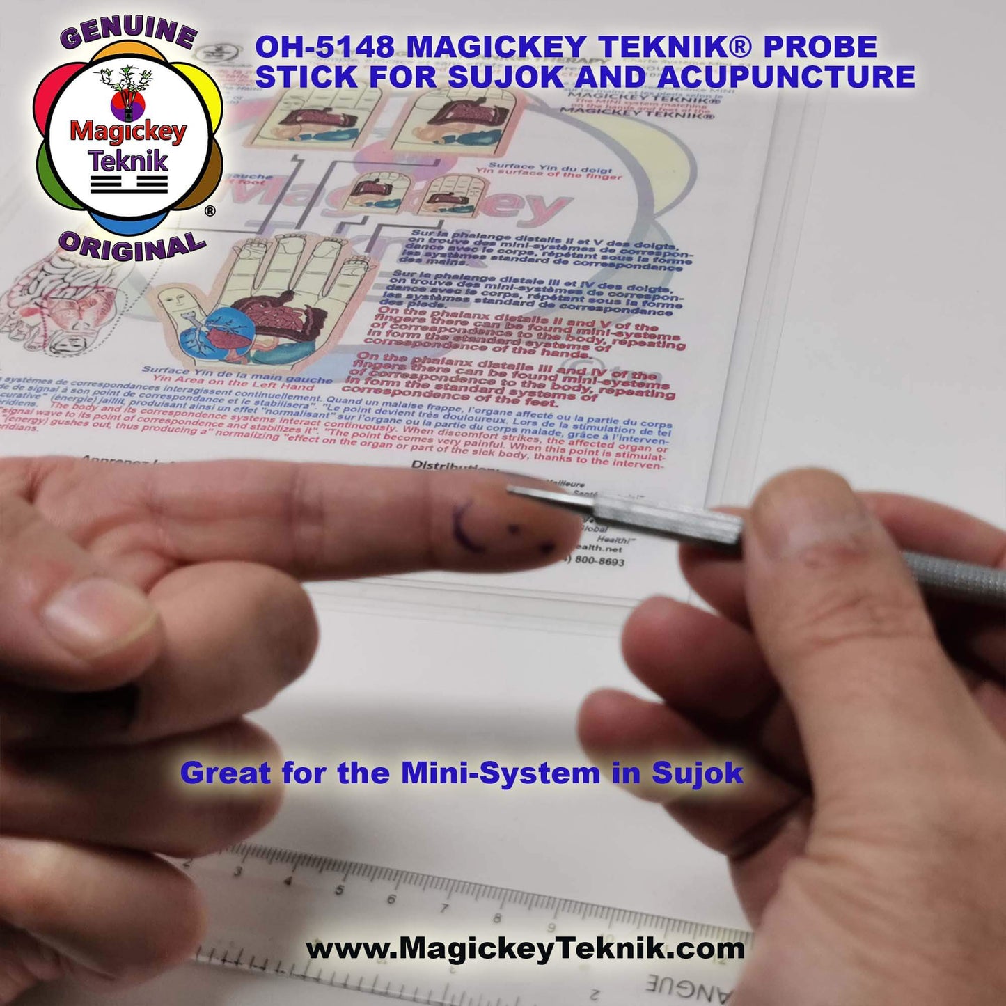 OH-5148 – Stylet manuel à double pointe- Magickey Teknik®
