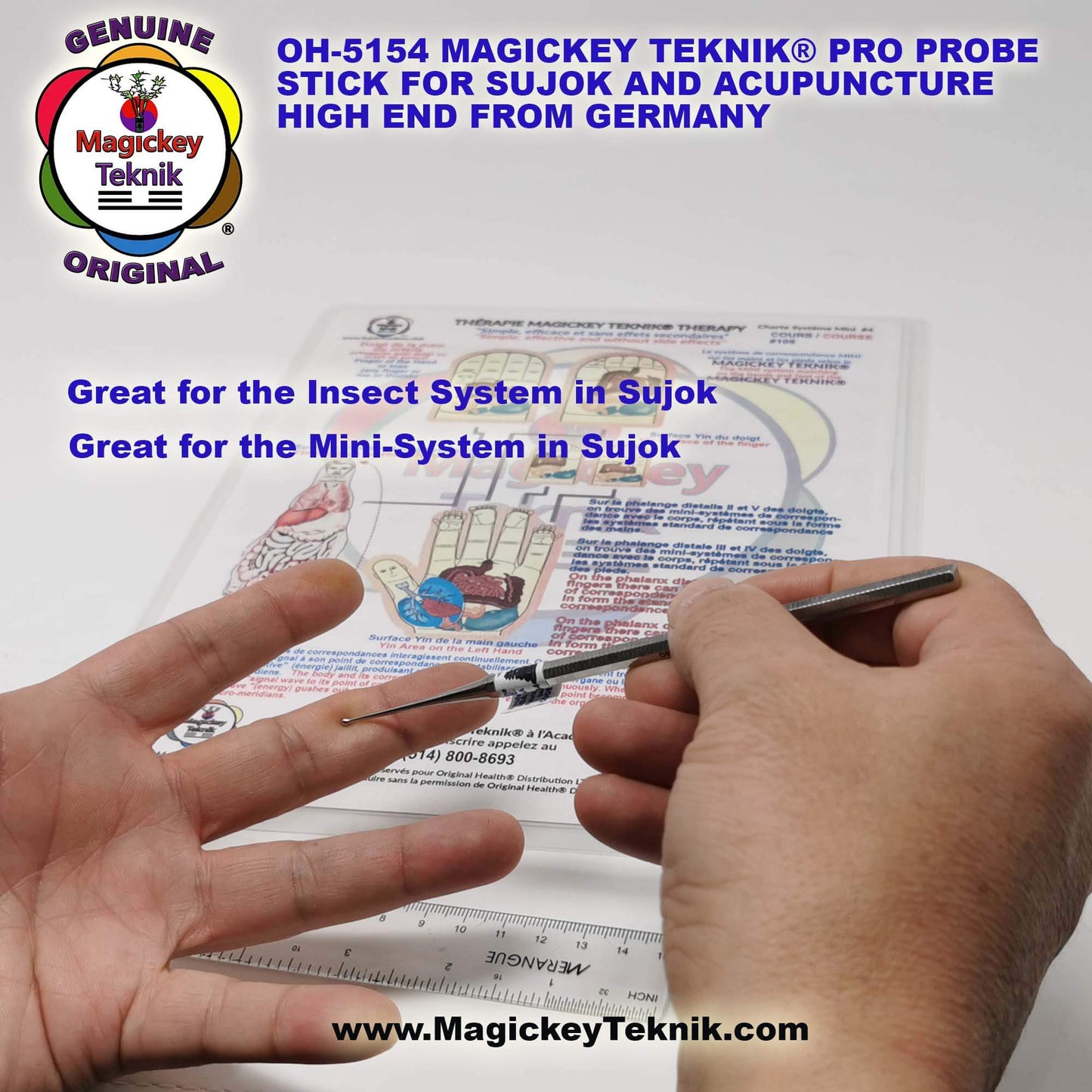 OH-5154 – Magickey Teknik® &amp; Sujok PRO Probe Stick