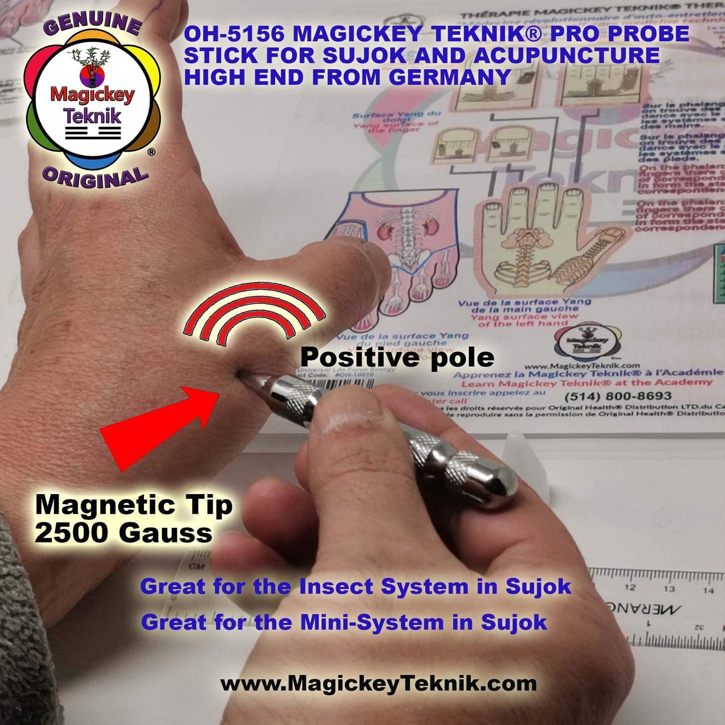 OH-5156 – Magickey Teknik® Magnetic Pressure Stick (2500 Gauss)