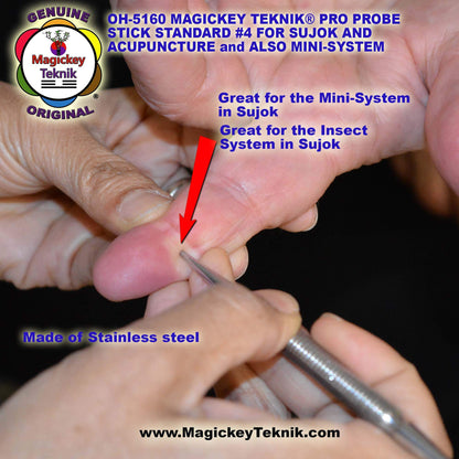 OH-5160 – Sonde Magickey Teknik® & Sujok – Modèle Plus Long et Plus Lourd