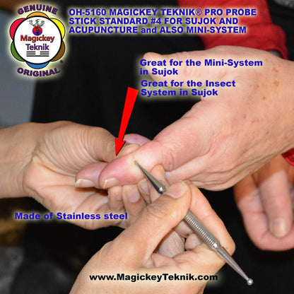 OH-5160 – Sonde Magickey Teknik® & Sujok – Modèle Plus Long et Plus Lourd