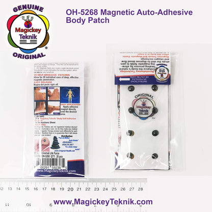 OH-5268 Magickey Teknik®
Pastilles biomagnétiques autocollantes 