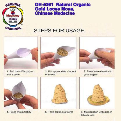 OH-5361 – Natural Organic Golden Moxa Magickey Teknik®