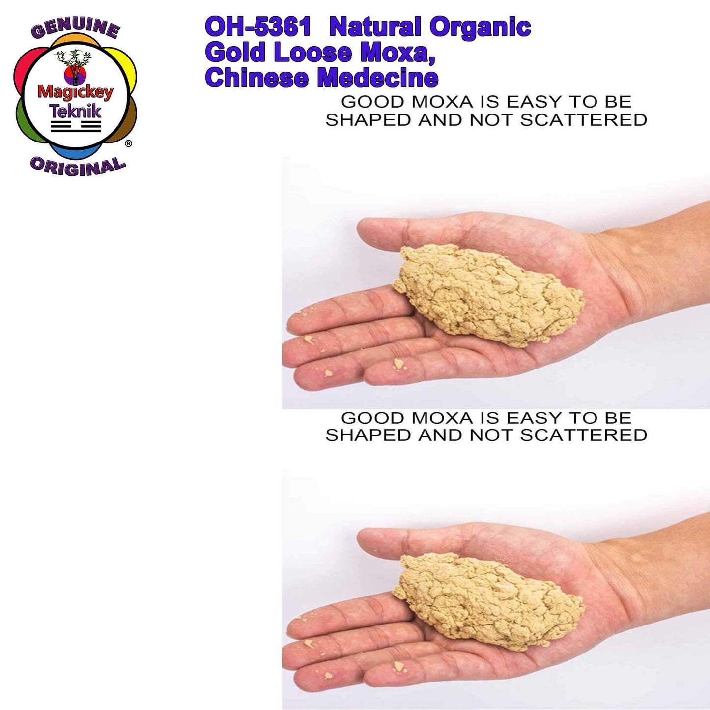 OH-5361 – Natural Organic Golden Moxa Magickey Teknik®