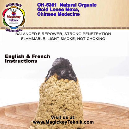 OH-5361 – Natural Organic Golden Moxa Magickey Teknik®