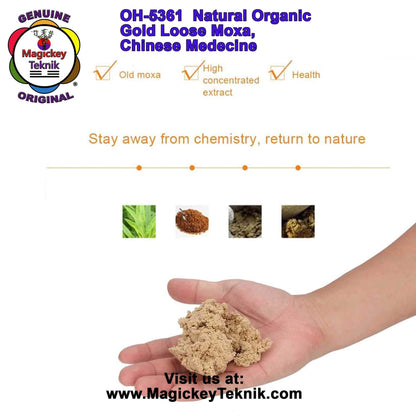 OH-5361 – Natural Organic Golden Moxa Magickey Teknik®