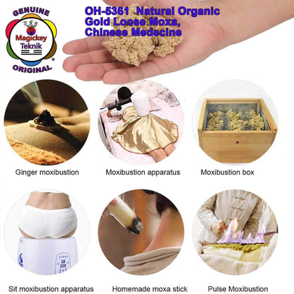 OH-5361 – Natural Organic Golden Moxa Magickey Teknik®