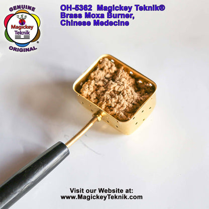 OH-5362 – Brass Moxa Burner with Container  Magickey Teknik®