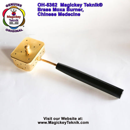 OH-5362 – Brass Moxa Burner with Container  Magickey Teknik®