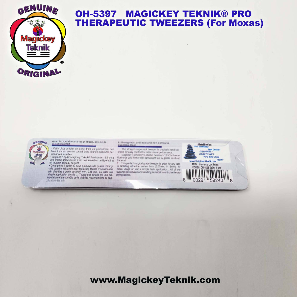 OH-5397 – Magickey Teknik® PRO Precision Tweezers