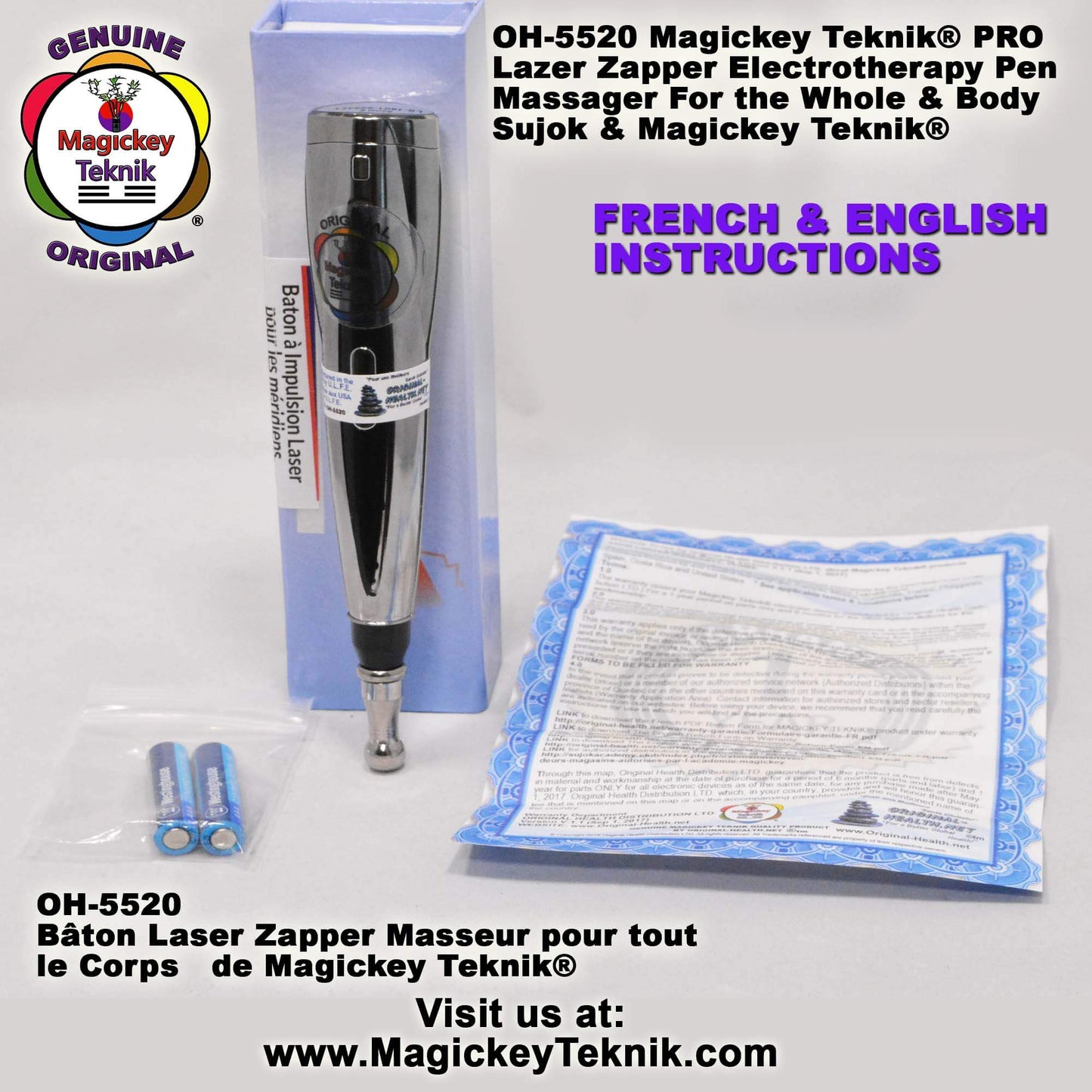 OH-5520 – Stylo laser lumineux multifonction