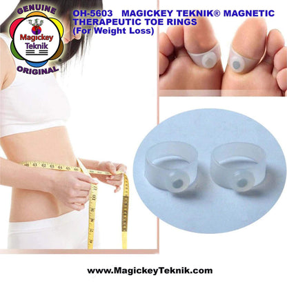 OH-5603 – Silicone Toe Rings with Magnetic Inserts  Magickey Teknik®