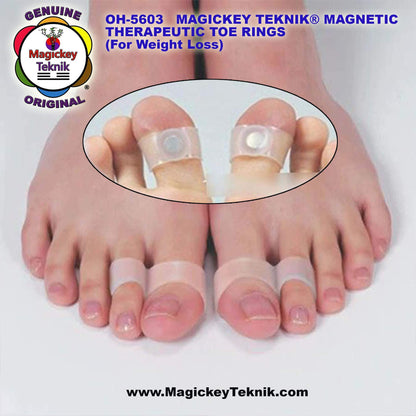 OH-5603 – Silicone Toe Rings with Magnetic Inserts  Magickey Teknik®