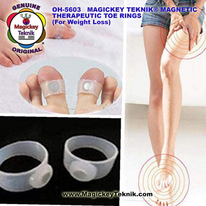 OH-5603 – Silicone Toe Rings with Magnetic Inserts  Magickey Teknik®