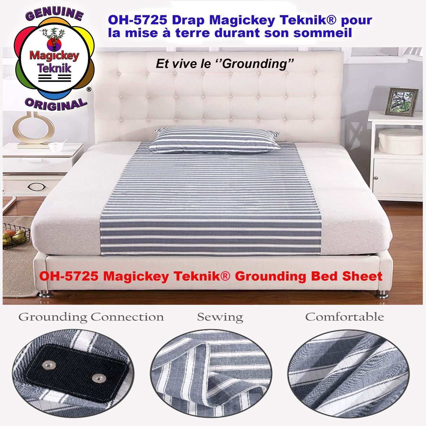OH-5725 – Conductive Textile Bed Cover  MAGICKEY TEKNIK®