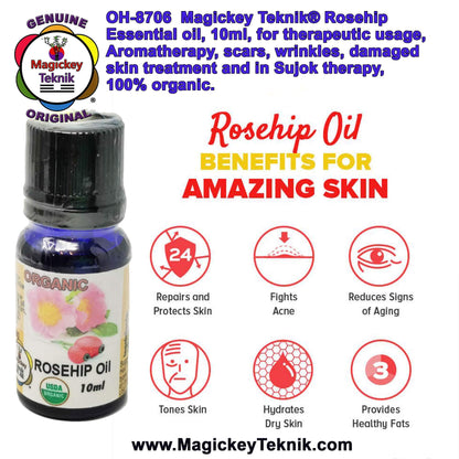 OH-8706 – Magickey Teknik® Rose Hip (Rosa Rugosa) Essential Oil