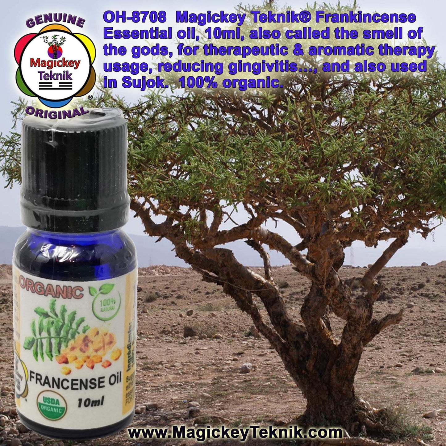 OH-8708 – Huile essentielle d’encens (Frankincense)
