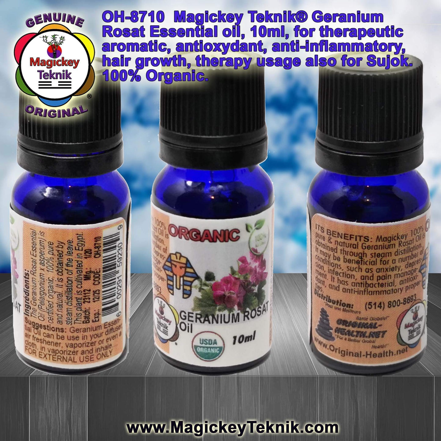 OH-8710 – Huile essentielle de géranium