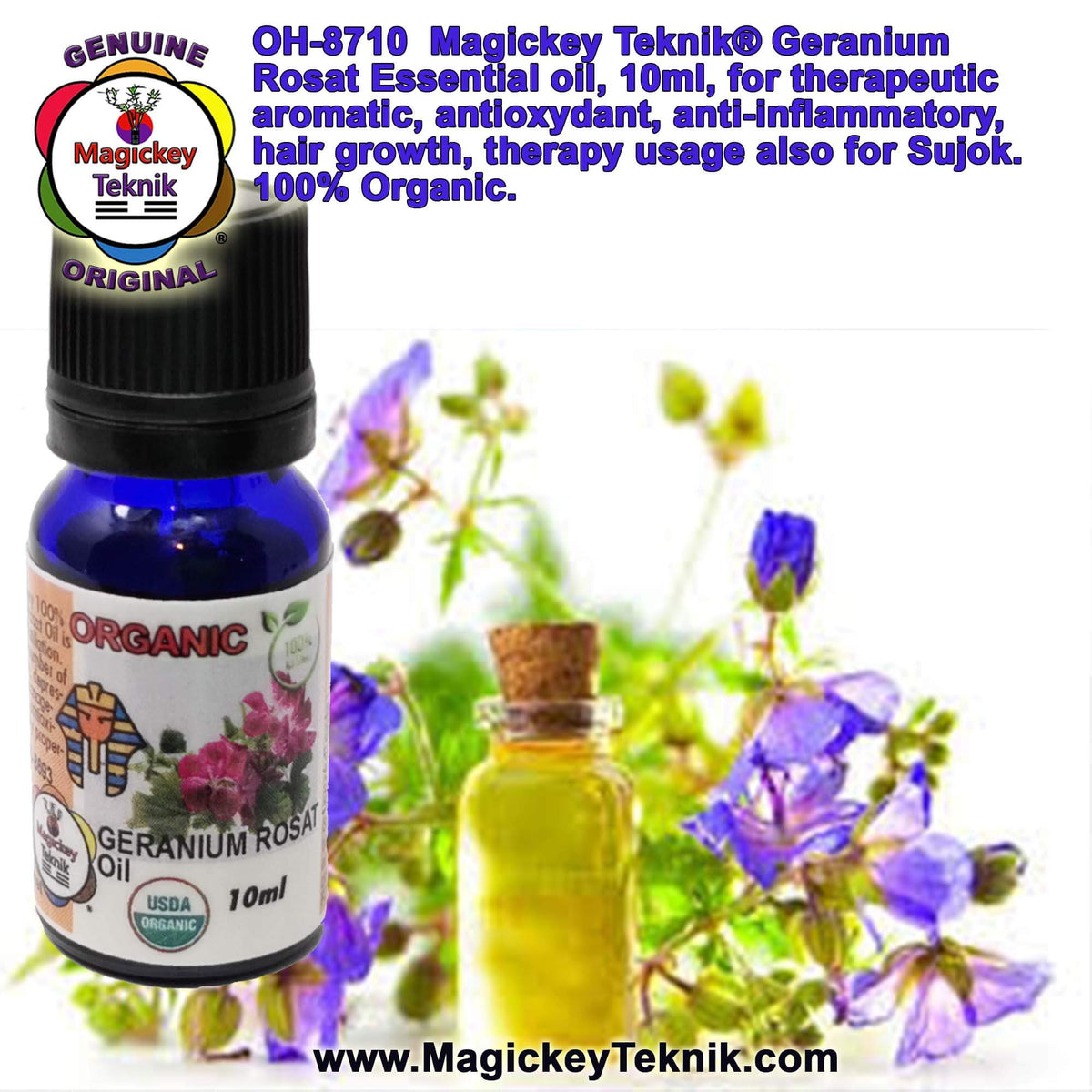 OH-8710 – Huile essentielle de géranium