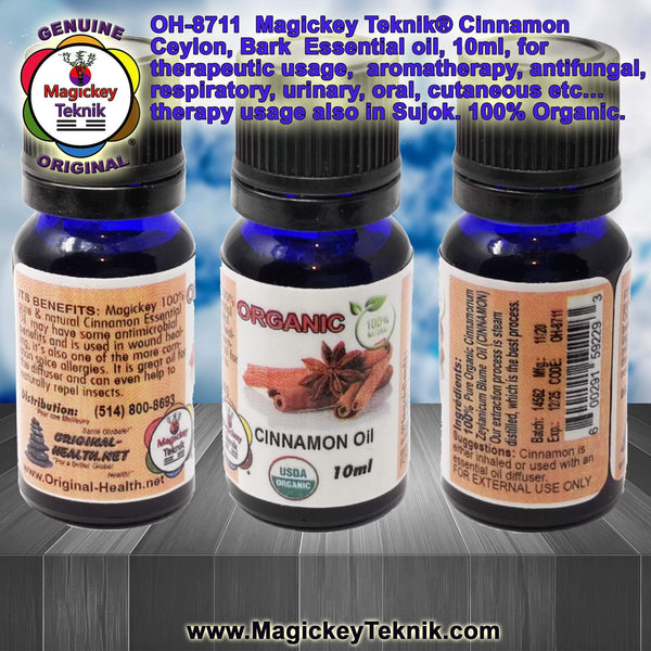 OH-8711 – Cinnamon Ceylon Bark Essential Oil | Magickey Teknik® 10 ml