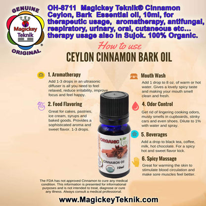 OH-8711 – Huile essentielle d’écorce de cannelle de Ceylan
