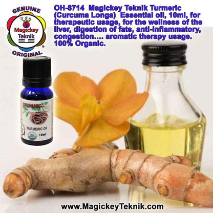 OH-8714 – Turmeric Essential Oil (Curcuma longa) Magickey Teknik®