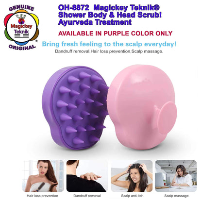 OH-8872 – Brosse de massage cuir chevelu &amp; douche