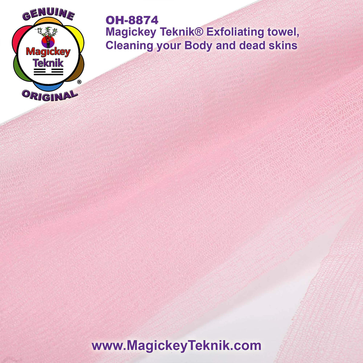 OH-8874 – Serviette exfoliante pour le corps Magickey Teknik®