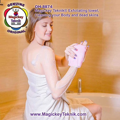 OH-8874 – Serviette exfoliante pour le corps Magickey Teknik®