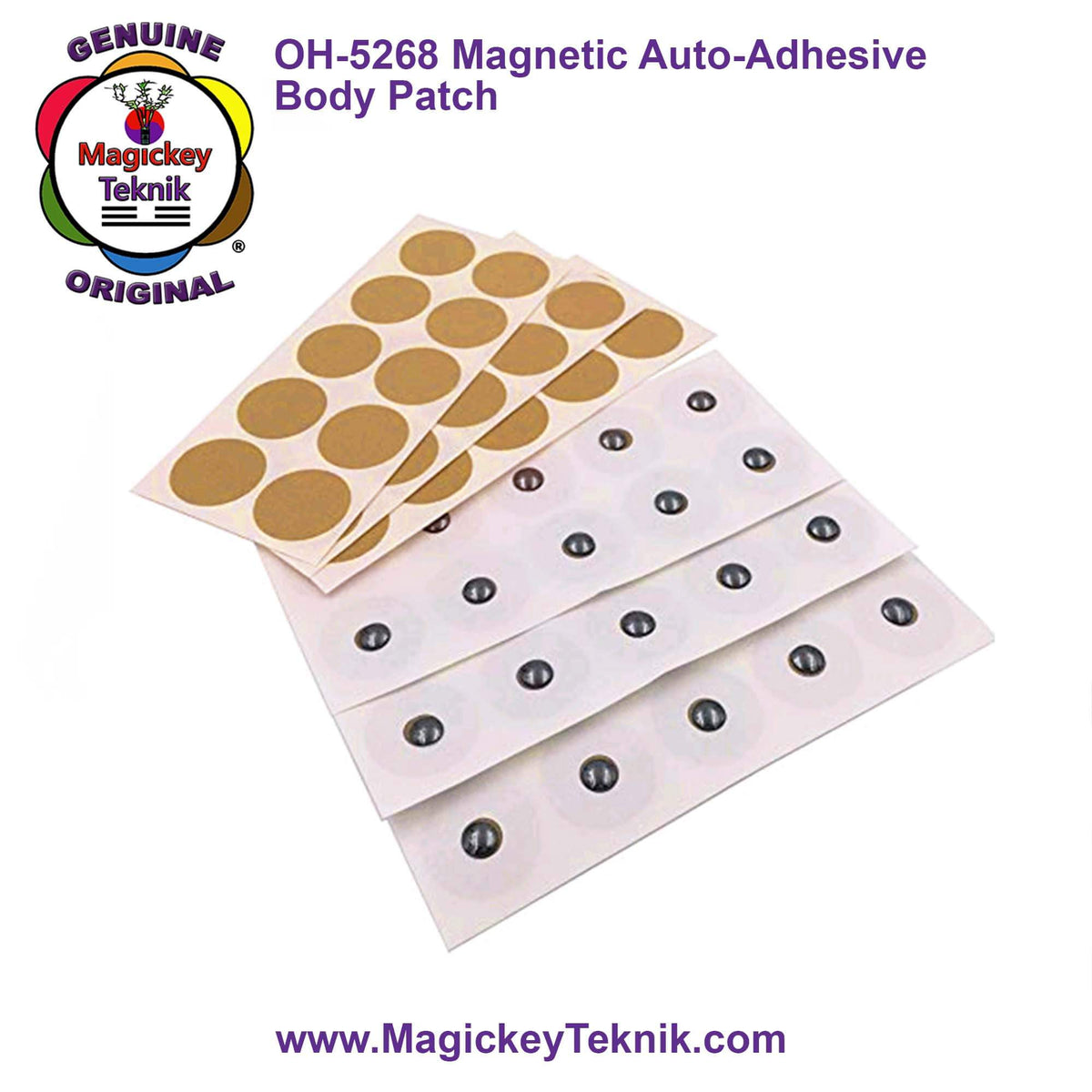 OH-5268 Magickey Teknik®
Pastilles biomagnétiques autocollantes 