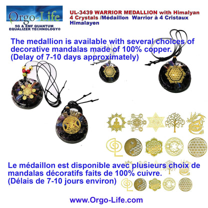 UL-3439 Orgo-Life® WARRIOR Pendant