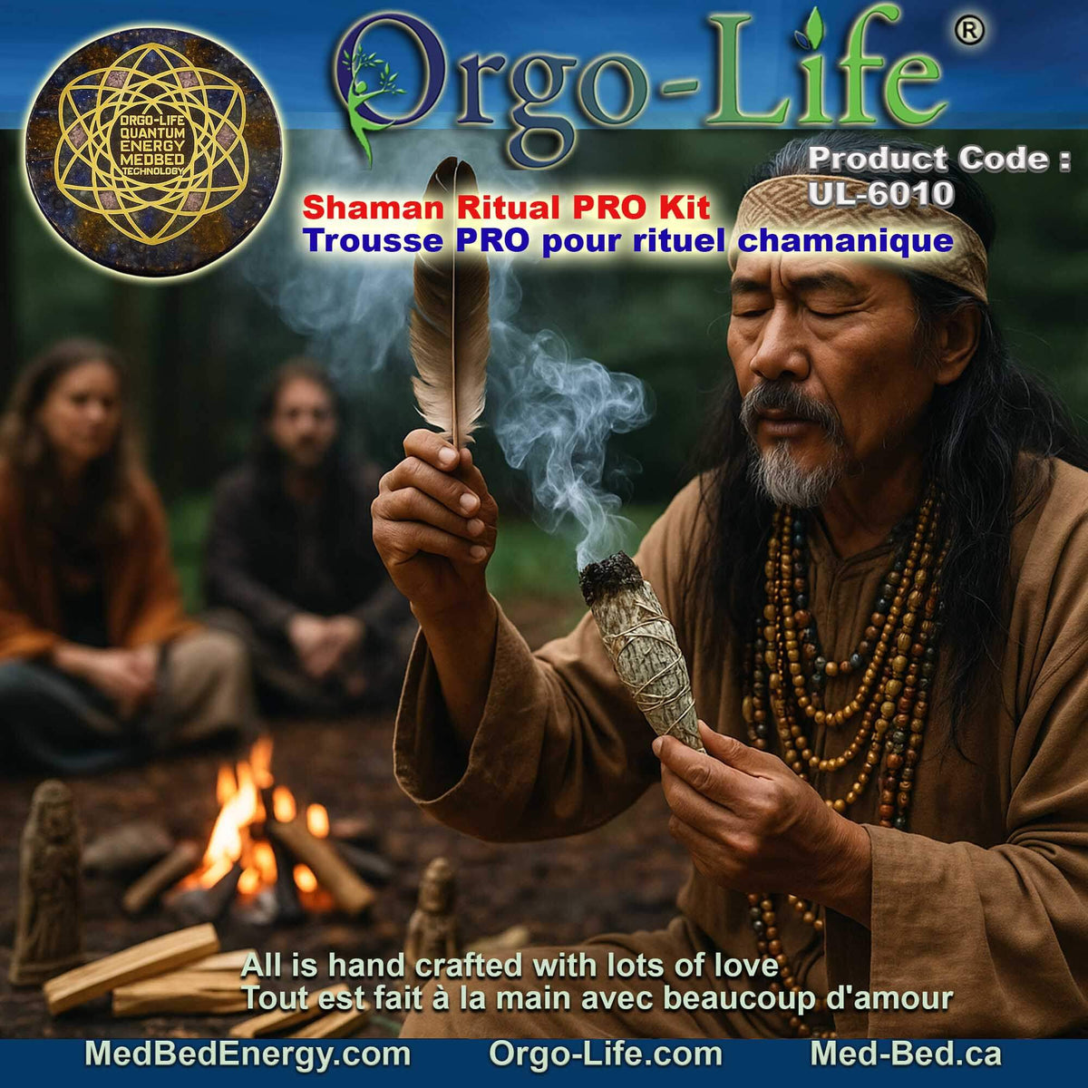 UL-6010 – Shaman Smudging Kit Orgo-Life®