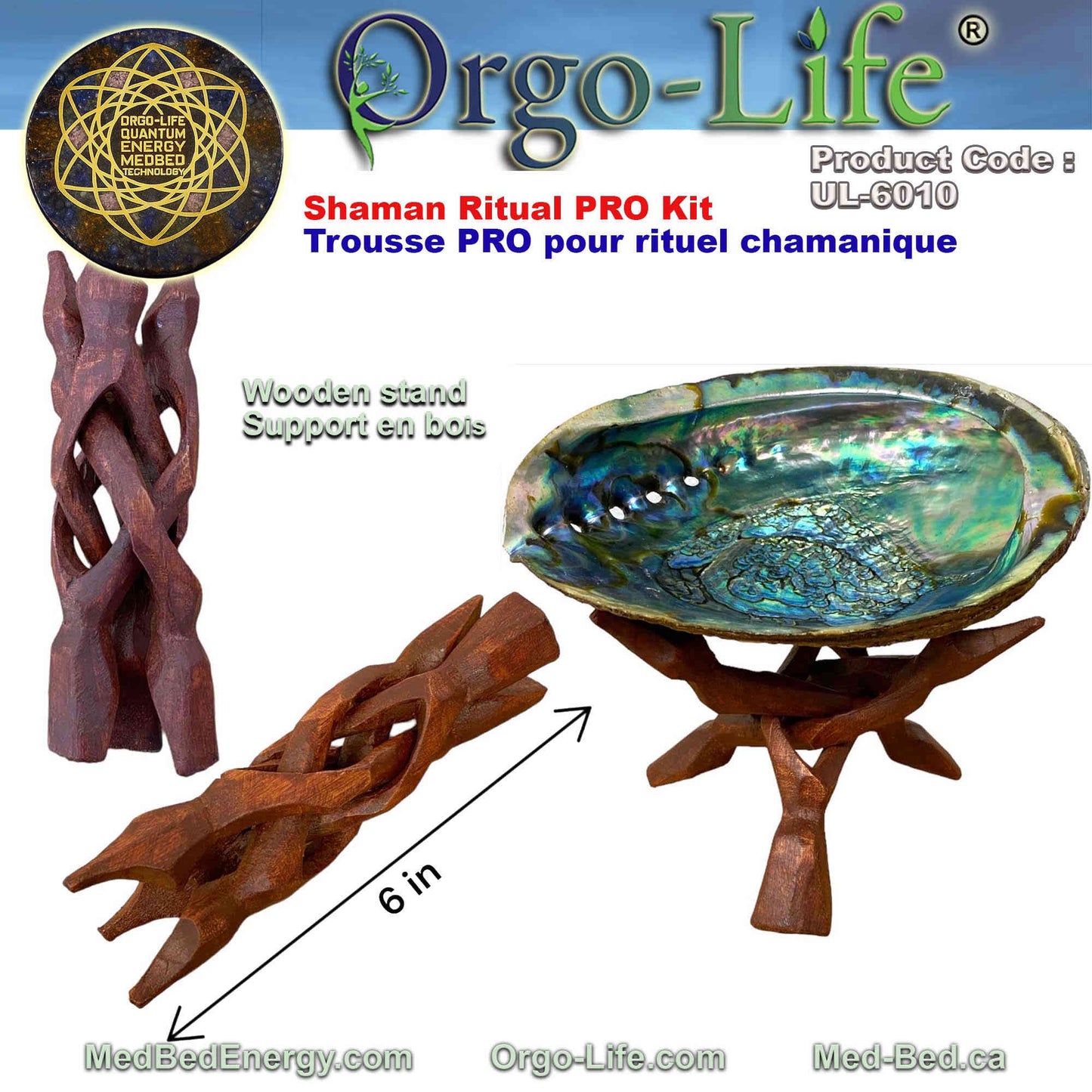 UL-6010 – Shaman Smudging Kit Orgo-Life®
